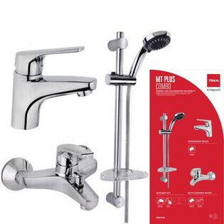 Conjunto Grifo lavabo y Ducha MT PLUS C/E