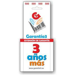 Amplia 3+3 años la garantia por 500