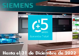 Siemens 5 años de garantia