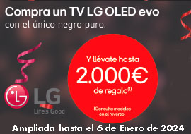 lg cashback de hasta 2000 euros TV