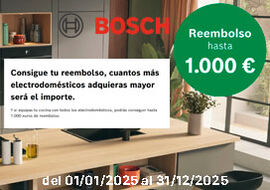 Bosch cashback cocina integrable